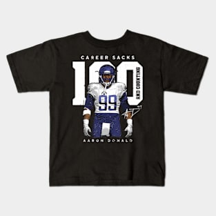 Aaron Donald Los Angeles R 100 Sacks Kids T-Shirt